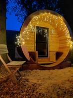 Lig Sauna | Barrel sauna | Buiten sauna | Tiny house | 6pers, Ophalen, Zo goed als nieuw, Fins of Traditioneel, Complete sauna
