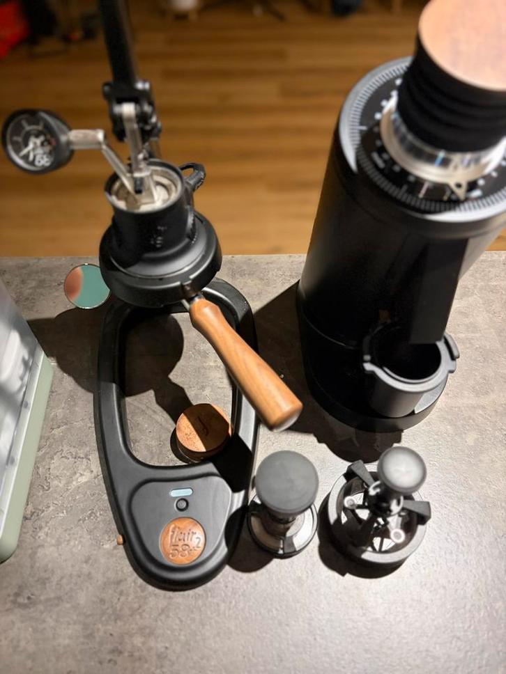 Flair +2, Witgoed en Apparatuur, Koffiezetapparaten, Zo goed als nieuw, Espresso apparaat, Ophalen