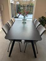 Eettafel van Topform geschikt voor 6 stoelen dekton blad, Ophalen, Zo goed als nieuw