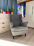 STRANDMON IKEA Oorfauteuil, Huis en Inrichting, Fauteuils, Ophalen, Klassiek, 75 tot 100 cm, Zo goed als nieuw