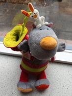 Muziekknuffel Loup Nicolas merk Lilliputiens Wolf + konijntj, Ophalen of Verzenden, Zo goed als nieuw, Overige typen