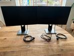 2x Dell P2419HC monitor - beeldacherm - zwart - 24 inch -, Computers en Software, Monitoren, IPS, Curved, Ophalen of Verzenden