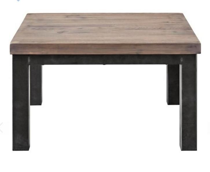 Pronto Wonen Salontafel/Bijzettafel 70x70 - Massief Hout, Huis en Inrichting, Tafels | Salontafels, Gebruikt, Minder dan 50 cm