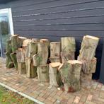 Kastanjehout blokken - Haardhout, 3 tot 6 m³, Ophalen, Overige houtsoorten, Blokken