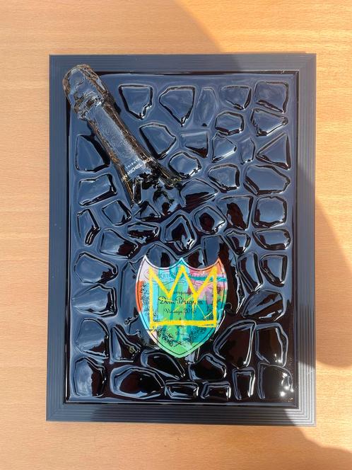 Dom Perignon Epoxy Kunst - Basquat Design, Antiek en Kunst, Kunst | Schilderijen | Modern, Ophalen of Verzenden