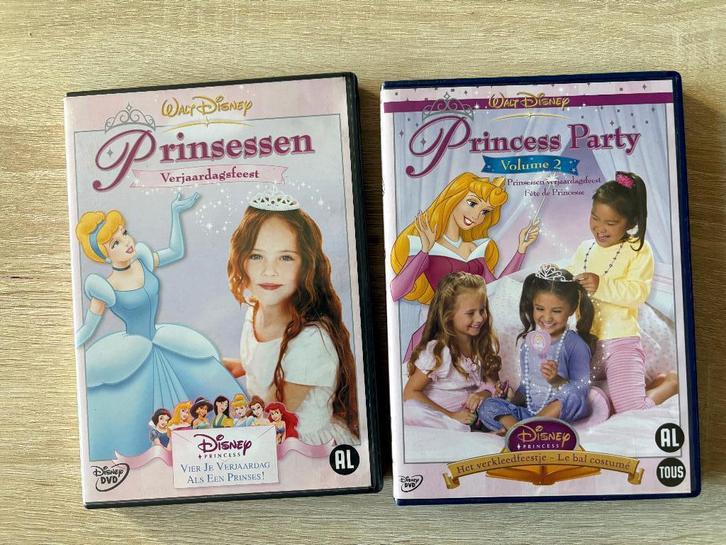 Disney Princess Party Volume 1 en 2, Cd's en Dvd's, Dvd's | Kinderen en Jeugd, Zo goed als nieuw, Tv fictie, Avontuur, Alle leeftijden