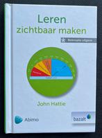 John Hattie - Leren zichtbaar maken, Boeken, Schoolboeken, Gelezen, Nederlands, Ophalen of Verzenden, John Hattie