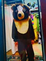 Mascotte berenpak met los hoofd en masker, Ophalen of Verzenden, Zo goed als nieuw, Carnaval, Kleding