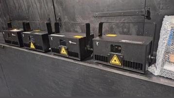 4x 3W RGB Lasers met 637nm strak rood! beschikbaar voor biedingen