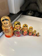 Antieke Matroesjka Baboesjka houten pop - USSR -6 delig, Antiek en Kunst, Ophalen of Verzenden