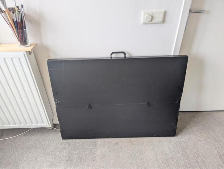 plastic kunstmap/portfolio zwart, 106,5cm  77cm  5cm, Antiek en Kunst, Kunst | Overige Kunst, Ophalen