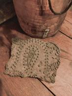 Oude brocante kleding stempel, Antiek en Kunst, Curiosa en Brocante, Ophalen of Verzenden