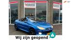 Peugeot 206 CC 2.0-16V - Leer - Nieuwe Apk -, Auto's, Peugeot, Gebruikt, Zwart, 4 cilinders, Cabriolet