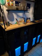 Leuke (buiten) bar met verlichting en koelkast, Huis en Inrichting, Barren, Ophalen, Zo goed als nieuw