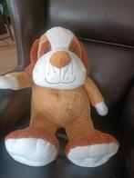 Bruin wit honde knuffel, Ophalen, Zo goed als nieuw, Hond