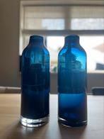 Dutz vazen, Blauw, Ophalen of Verzenden, Minder dan 50 cm, Glas