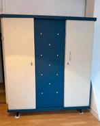 Vintage Kledingkast met Schuifdeuren, Huis en Inrichting, Ophalen, Gebruikt, 100 tot 150 cm, 150 tot 200 cm