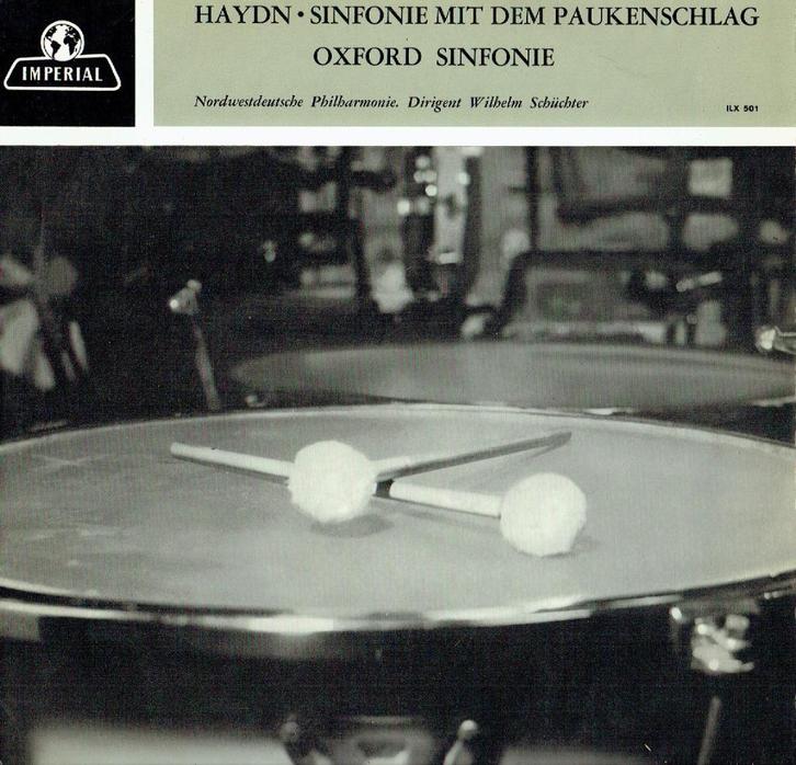 Haydn Wilhelm Schüchter- Sinfonie Nr 94  Nr. 92, Cd's en Dvd's, Vinyl | Klassiek, Zo goed als nieuw, Classicisme, Orkest of Ballet