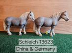 Schleich 13623 Percheron hengst met of zonder vaantje 2007, Ophalen of Verzenden, Zo goed als nieuw, Paard, Beeldje of Figuurtje
