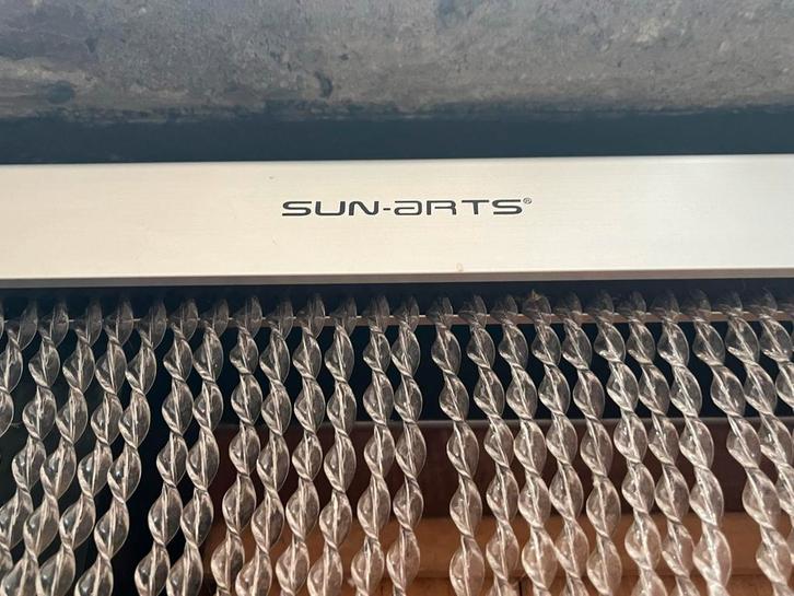 Sun-arts Vliegengordijn Model 583 Evora Transparant, Doe-het-zelf en Verbouw, Deuren en Horren, Gebruikt, Overige typen, 200 tot 215 cm