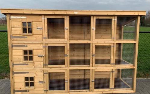 🐰Konijnenflat konijnenhok Onderhoudsvrij ook maatwerk🐇, Dieren en Toebehoren, Knaagdieren en Konijnen | Hokken en Kooien, Nieuw