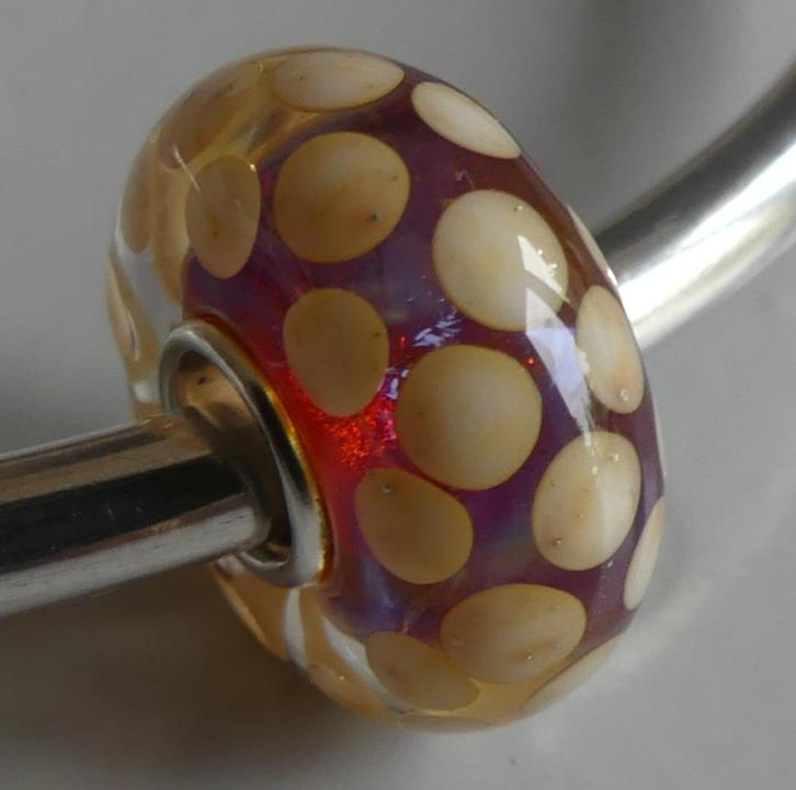 Elfbeads: STIPPEN OP DOORZICHTIGE KRAAL  **NIEUW**, Sieraden, Tassen en Uiterlijk, Bedels, Nieuw, Overige merken, Zilver, Verzenden