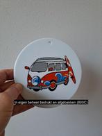 Kaasplank Volkswagen met surfplank, porselein D16xH0.5cm rn, Overige typen, Nieuw, Ophalen of Verzenden, Overige stijlen