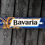 Bavaria Bier fietsenrek plaat (FH5482), Verzamelen, Biermerken, Bavaria, Reclamebord, Plaat of Schild, Gebruikt, Ophalen of Verzenden
