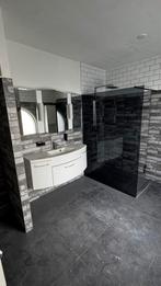 Badkamer - Wastafel - Douche Scherm Glas - Spiegel Kast, Huis en Inrichting, Ophalen, Gebruikt, 100 tot 150 cm, Minder dan 100 cm