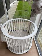 Ronde box met boxkleed, Ophalen, Zo goed als nieuw, Rond, Boxkleed