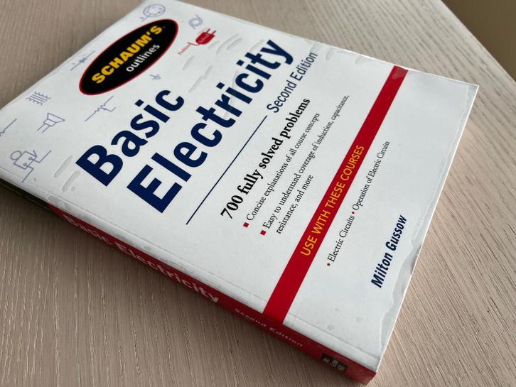 Schaum's Outline of Basic Electricity, Boeken, Studieboeken en Cursussen, Nieuw, HBO, Beta, Ophalen of Verzenden