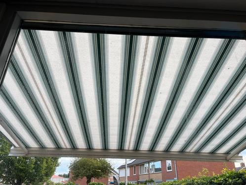Elektrisch Zonnescherm, Tuin en Terras, Zonneschermen, Gebruikt, Knikarmscherm, 150 tot 300 cm, 250 cm tot 450 cm, Elektrisch