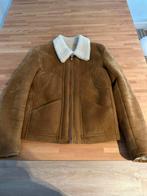 Sandro Lammy Coat (Echt runderleer), Kleding | Heren, Jassen | Winter, Ophalen of Verzenden, Zo goed als nieuw, Bruin