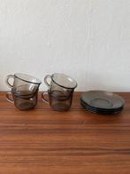 Vintage thee/koffie kopjes/mokken Arcoroc France retro, Huis en Inrichting, Keuken | Servies, Glas of Glazen, Ophalen of Verzenden