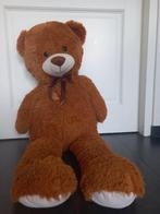 Grote bruine knuffelbeer, als nieuw, Ophalen of Verzenden, Zo goed als nieuw, Beer