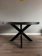 Eettafel mango hout 130 cm, Huis en Inrichting, Tafels | Eettafels, Ophalen, Gebruikt, Rond, 100 tot 150 cm