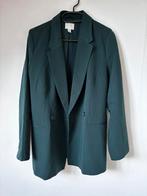H&M blazer groen - S, Ophalen of Verzenden, Zo goed als nieuw, Groen
