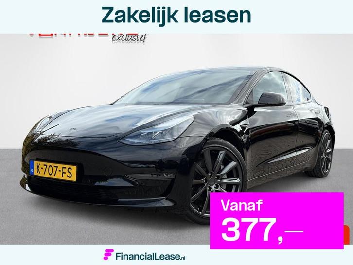 Tesla Model 3 Long Range Dual Motor FACELIFT! Trekhaak, Auto's, Tesla, Bedrijf, Lease, Financial lease, Model 3, ABS, Achteruitrijcamera