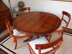 Ronde eettafel 6 stoelen, Huis en Inrichting, Tafels | Eettafels, Ophalen, Gebruikt, Klassiek, Rond