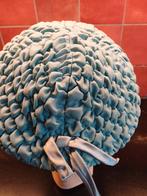 Licht blauw hoedje, vintage, brocante, Ophalen of Verzenden, Zo goed als nieuw, One size fits all