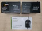 Oplaadbare Batterij CP1270 12V 7.0AH en 12V 7.2 AH + oplader, Audio, Tv en Foto, Accu's en Batterijen, Ophalen of Verzenden, Zo goed als nieuw