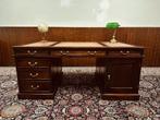 Klassiek Engels Chesterfield Bureau Partnerdesk, Antiek en Kunst, Ophalen
