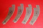 HO rail 6142 Links - 4 stuks, Hobby en Vrije tijd, Modeltreinen | H0, Gebruikt, Gelijkstroom, Fleischmann, Rails