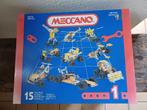 MECCANO 1, constructiespeelgoed, bouwpakket voor 15 modellen, Verzamelen, Speelgoed, Ophalen of Verzenden, Gebruikt