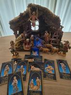 Kerststal zeldzame Fontanini Kerstgroep - Vintage Italiaans, Diversen, Kerst, Ophalen of Verzenden