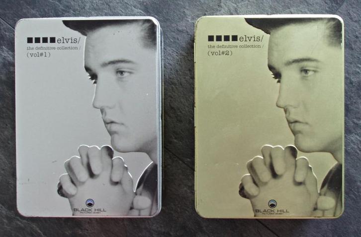 Elvis the Definitive Collection 1 & 2 - 2x Metallbox - 8 DVD, Cd's en Dvd's, Dvd's | Muziek en Concerten, Zo goed als nieuw, Muziek en Concerten