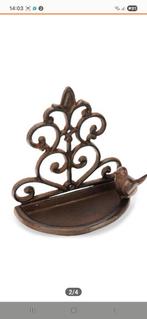 Wandhanger vogel, voer ,waterbak gietijzer, Ophalen of Verzenden, Zo goed als nieuw