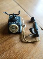 vintage puntenslijper - miniatuur telefoontoestel - koper, Ophalen of Verzenden, Gebruikt