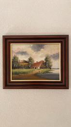 Schilderij 53 x 43 cm., Antiek en Kunst, Kunst | Schilderijen | Klassiek, Ophalen of Verzenden