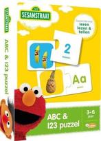 Sesamstraat: ABC & 123 Puzzel, 2 tot 4 jaar, 10 tot 50 stukjes, ., Nieuw